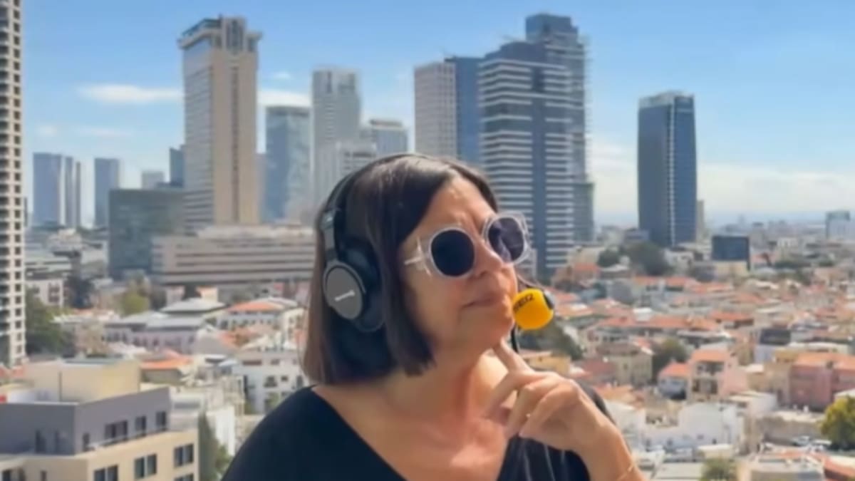 Àngels Barceló, desde un refugio en Tel Aviv tras sonar las alarmas antiaéreas: "El ruido que se oye en la calle es el de los misiles de Irán interceptados"