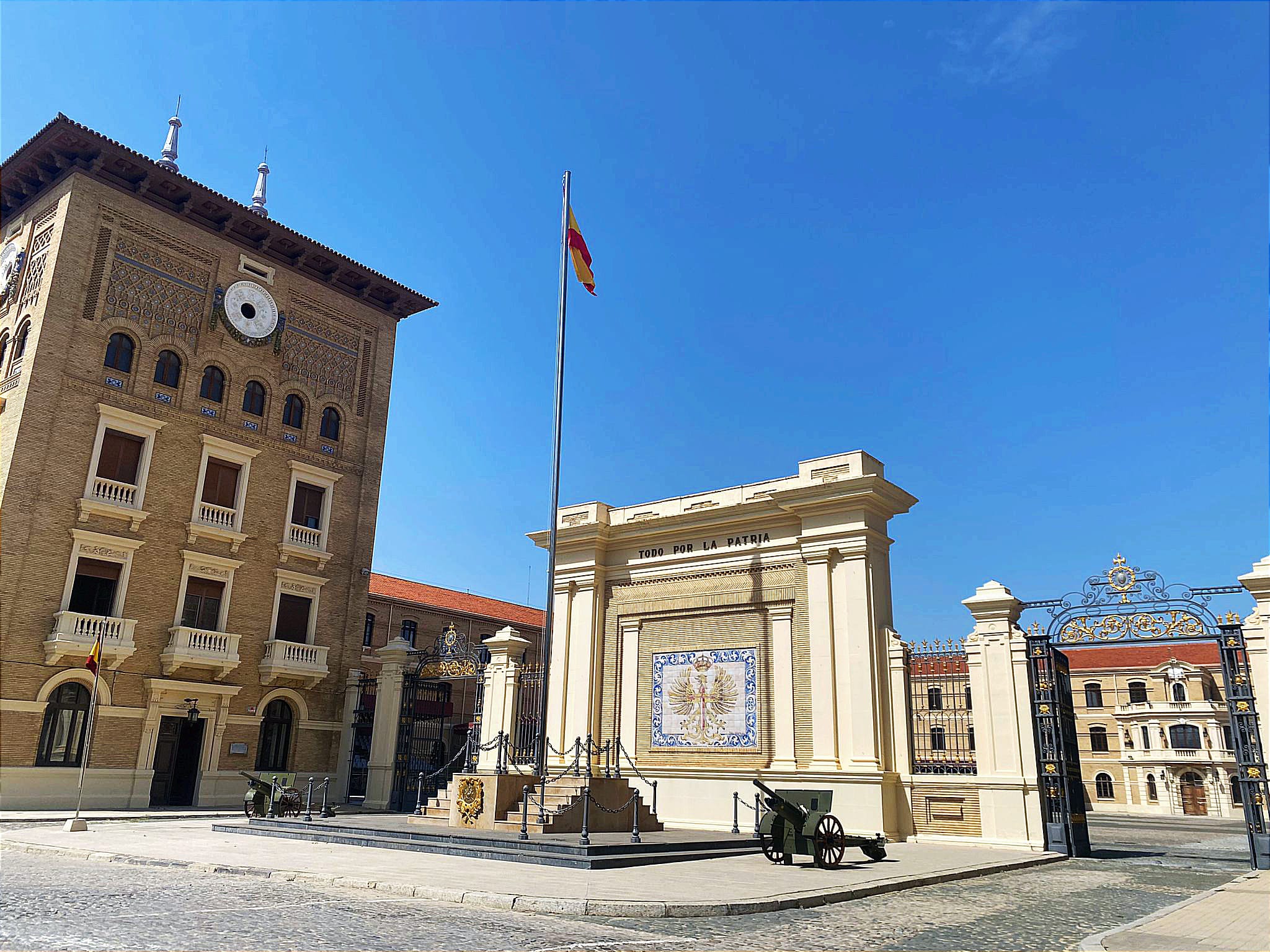 La Academia General Militar de Zaragoza se prepara para recibir a la Princesa Leonor