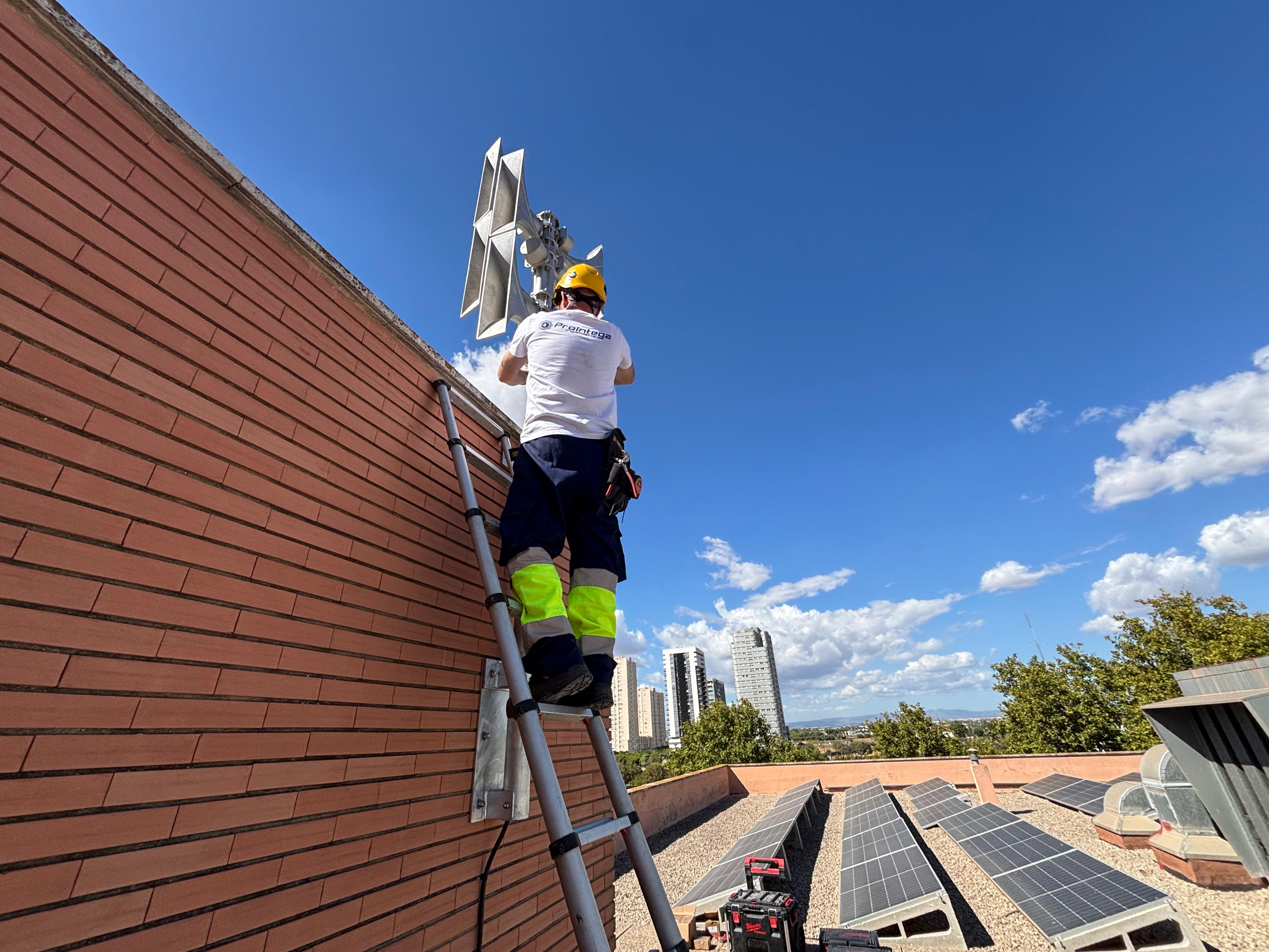 Instalación de alarma sonora en La Torre
