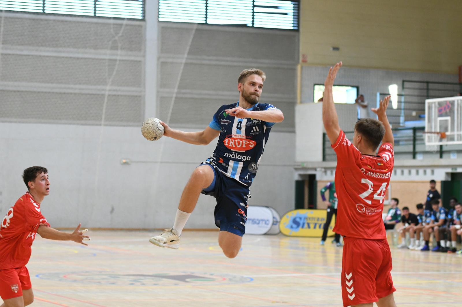 Karlov en el partido del Trops Málaga contra el Proin de Sevilla