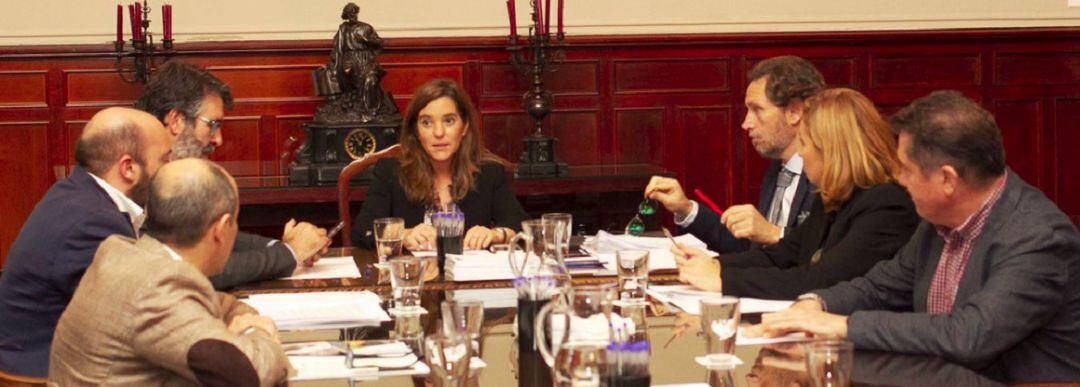 Un momento de la Junta de Gobierno de hoy