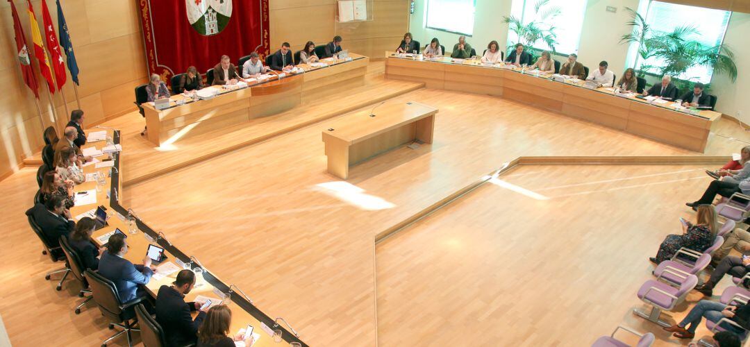 Pleno municipal en el que se han aprobado las ordenanzas fiscales para Alcobendas