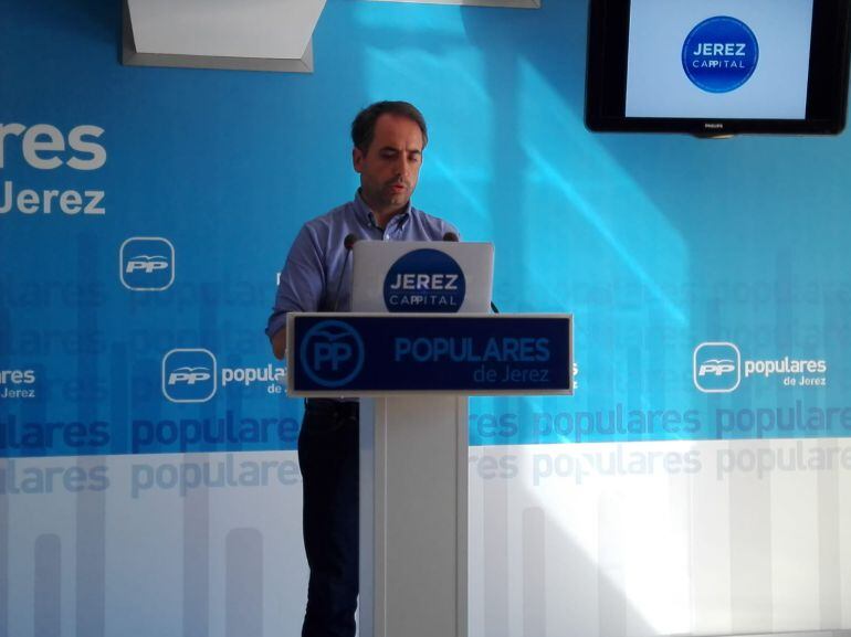 Antonio Saldaña, concejal y portavoz del PP de Jerez