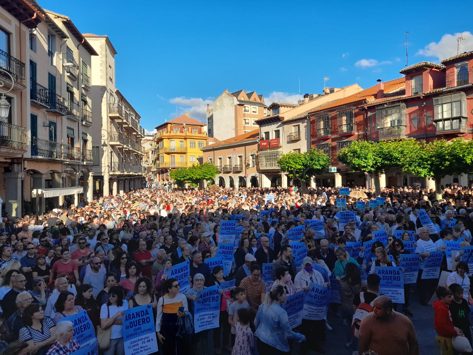 La Plaza Mayor, repleta