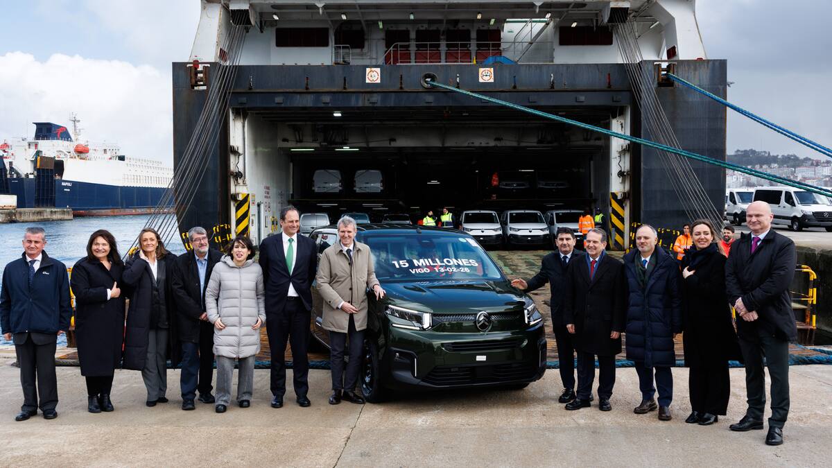 Hito en el Puerto de Vigo: embarca el vehículo 15 millones en la Terminal Ro Ro de Bouzas
