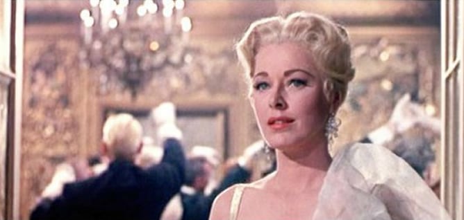 La actriz Eleanor Parker, en una escena de la película &#039;Sonrisas y Lágrimas&#039;