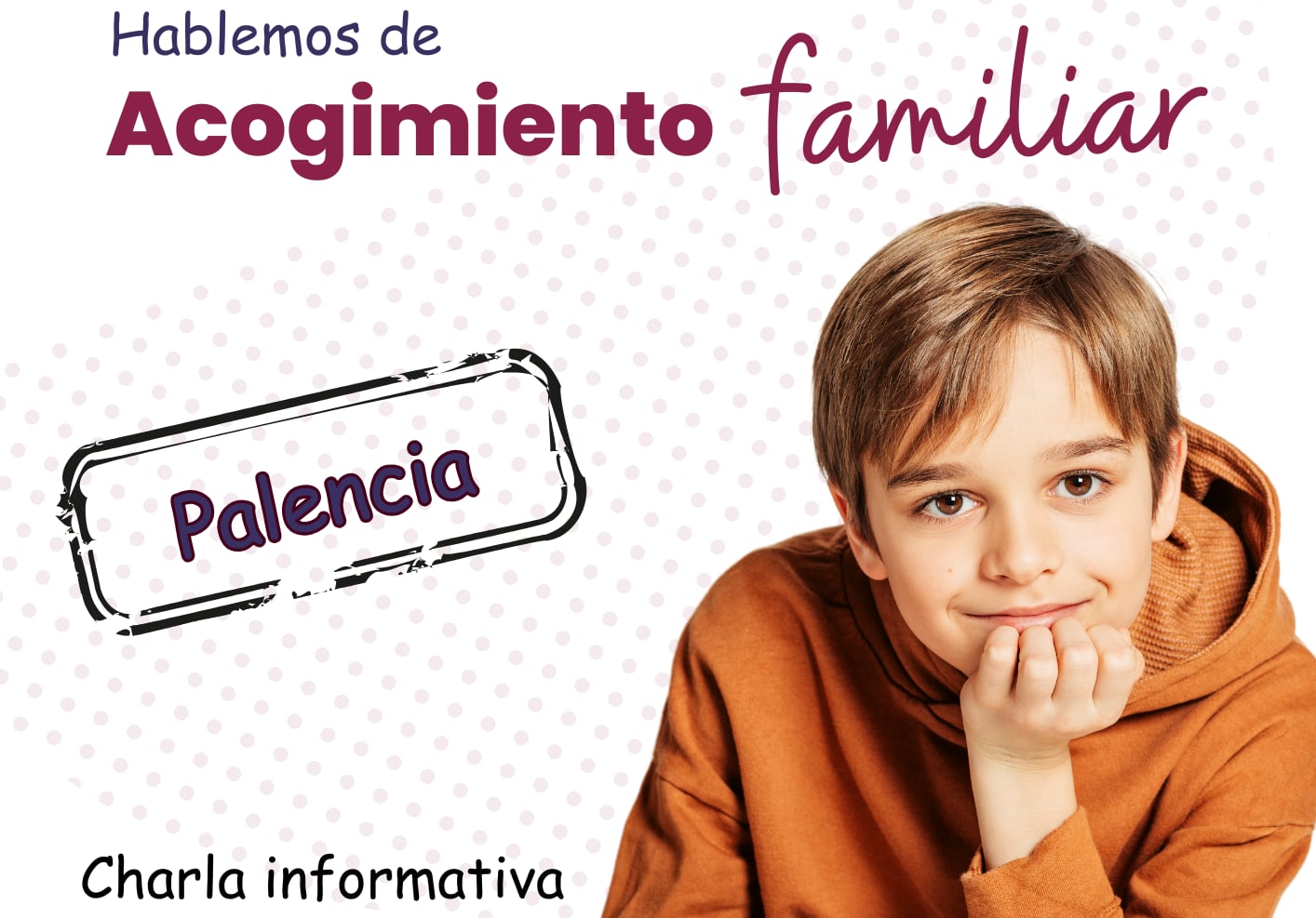 ARFACyL lleva su campaña de acogimiento familiar a Palencia el 4 de noviembre