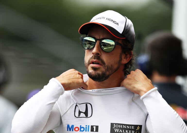 Fernando Alonso durante la ronda de clasificación