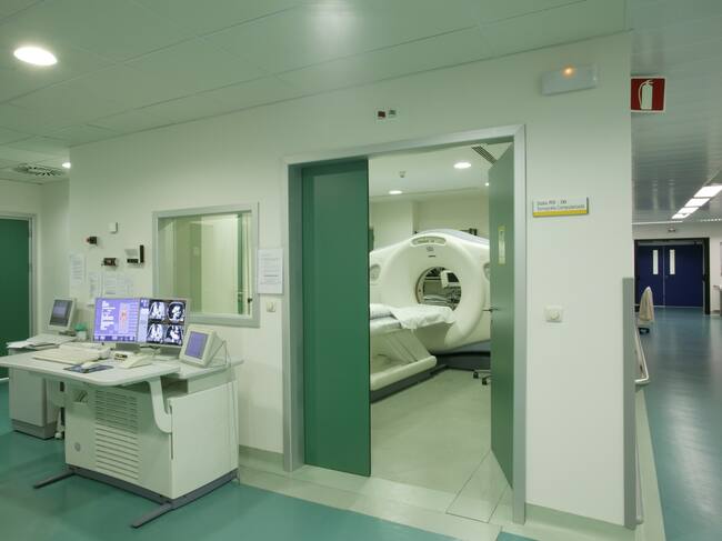 Sala de tratamiento del Hospital de Fuenlabrada.