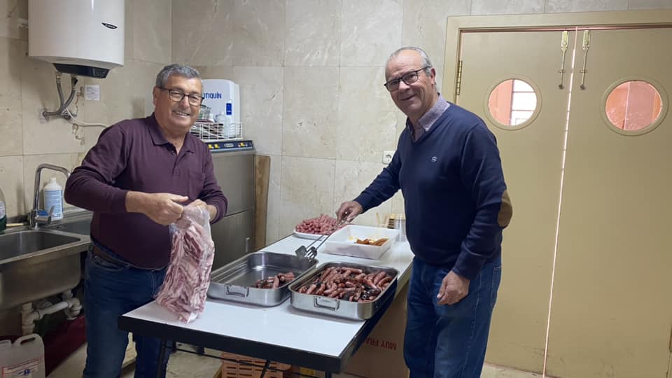 Almuerzo festero de los maseros de Biar