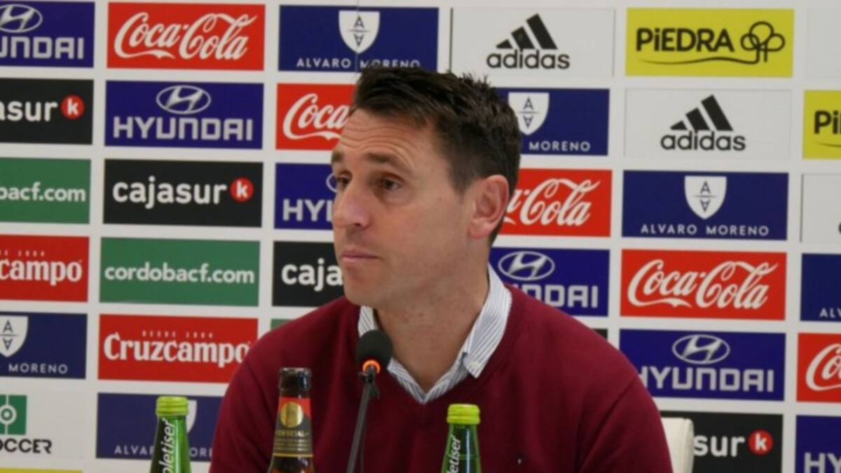 Delgado, técnico del Córdoba B, califica de "decisivo" el partido del domingo