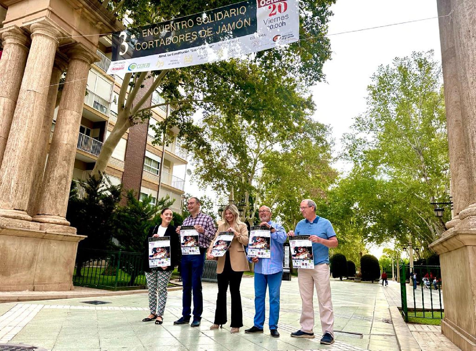 Presentación del III Encuentro Solidario de Cortadores de Jamón en Lorca