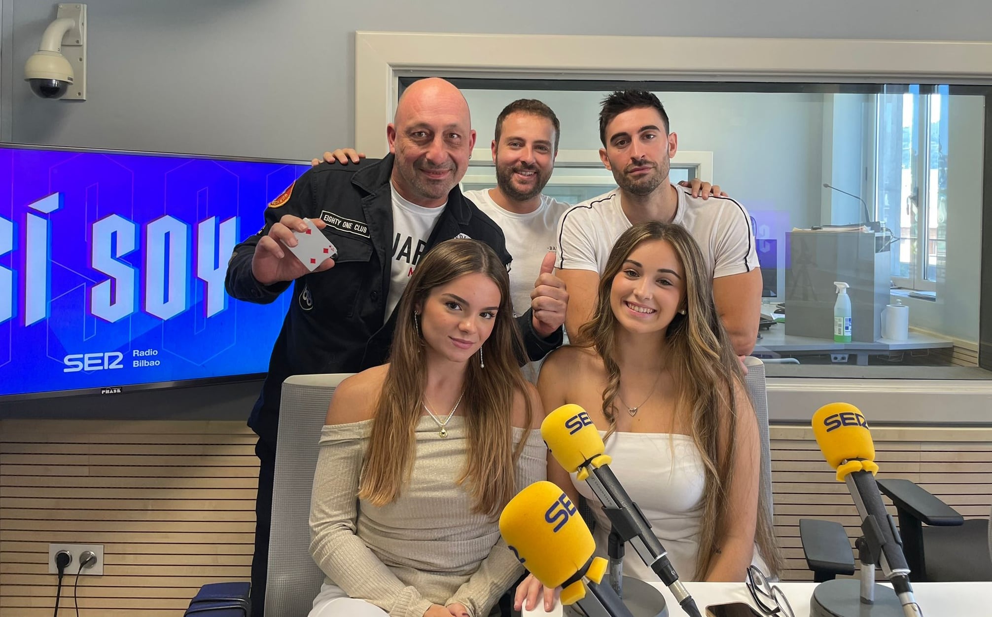 Jordi Caps junto al equipo de &#039;Sí soy&#039;.