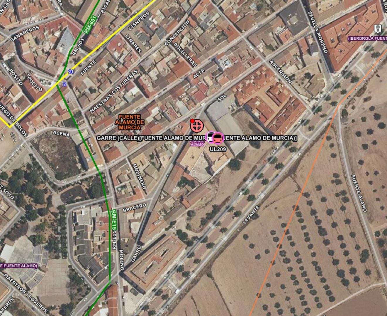 La caída de esta persona ha ocurrido en un edificio abandonado de la calle Garre de Fuente Álamo