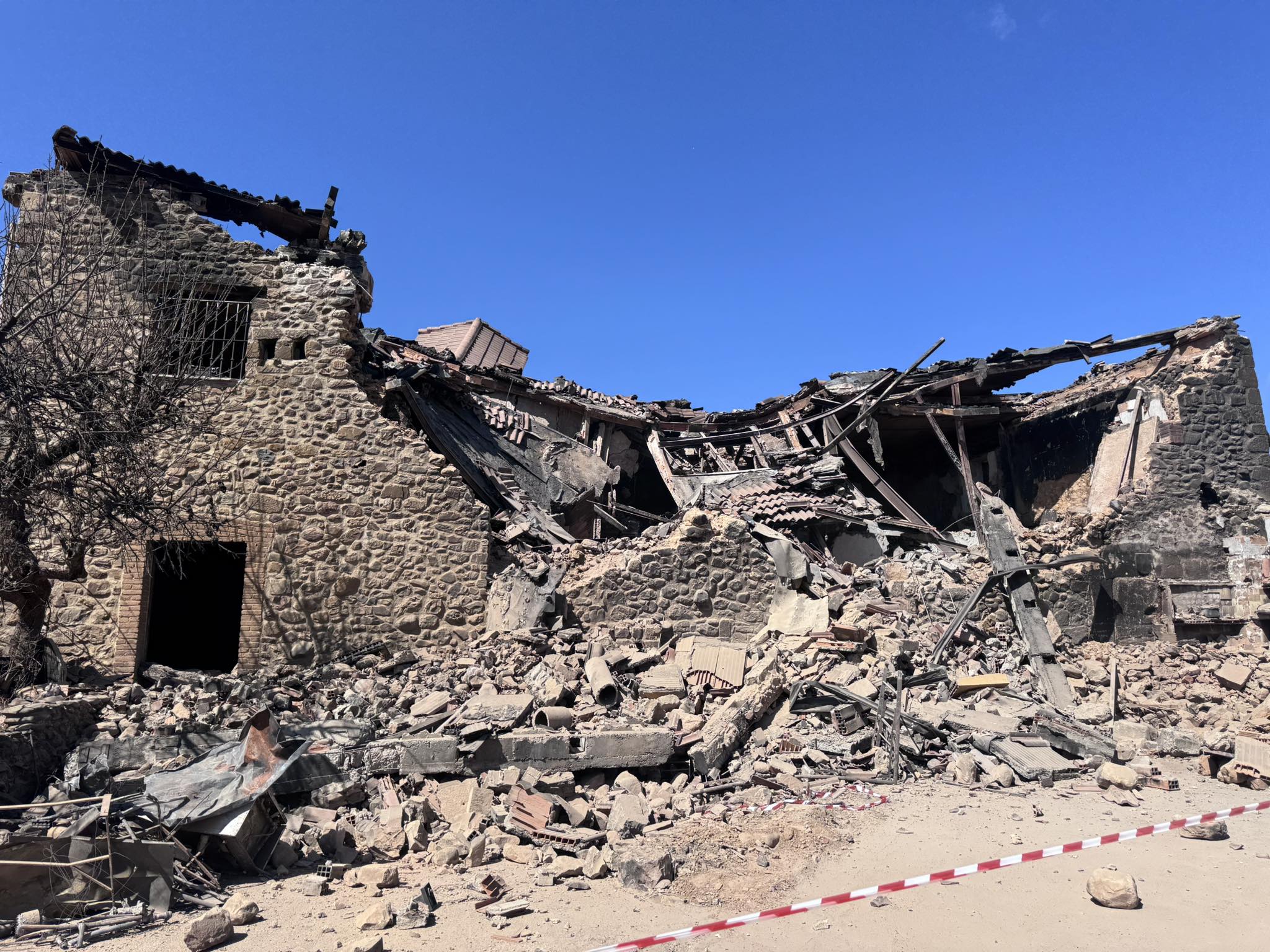 Estado en el que ha quedado la casa de Ana