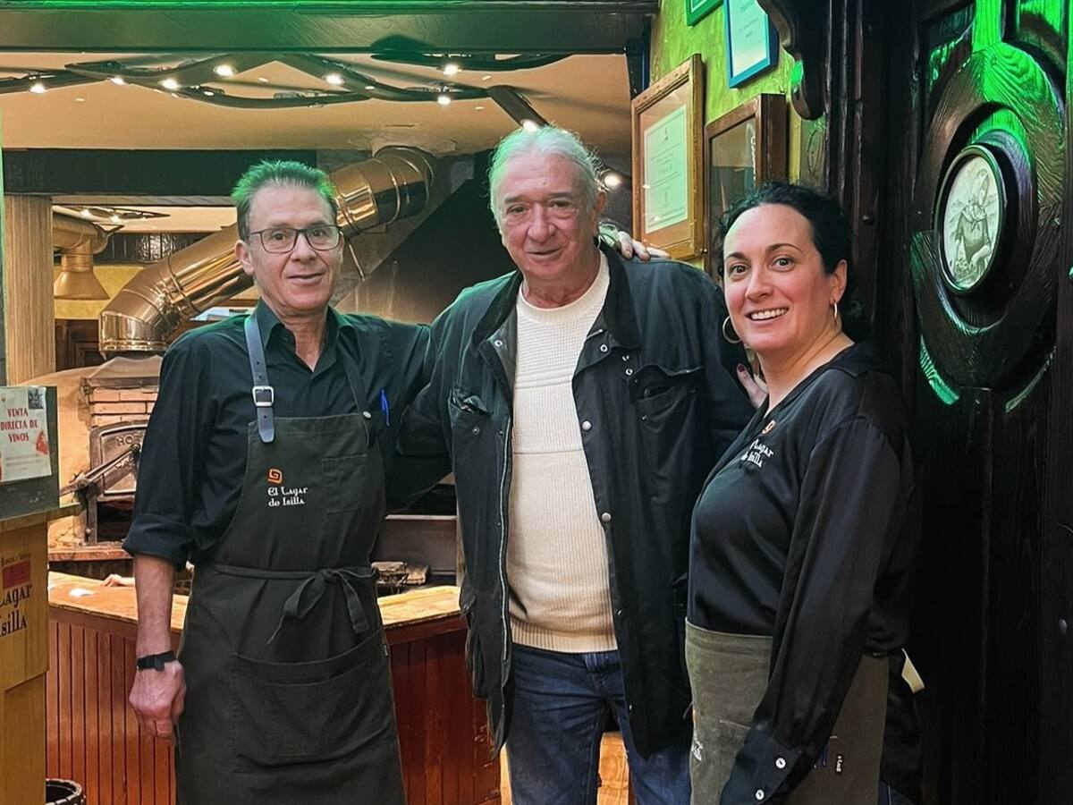 Una estrella del rock de visita por Aranda