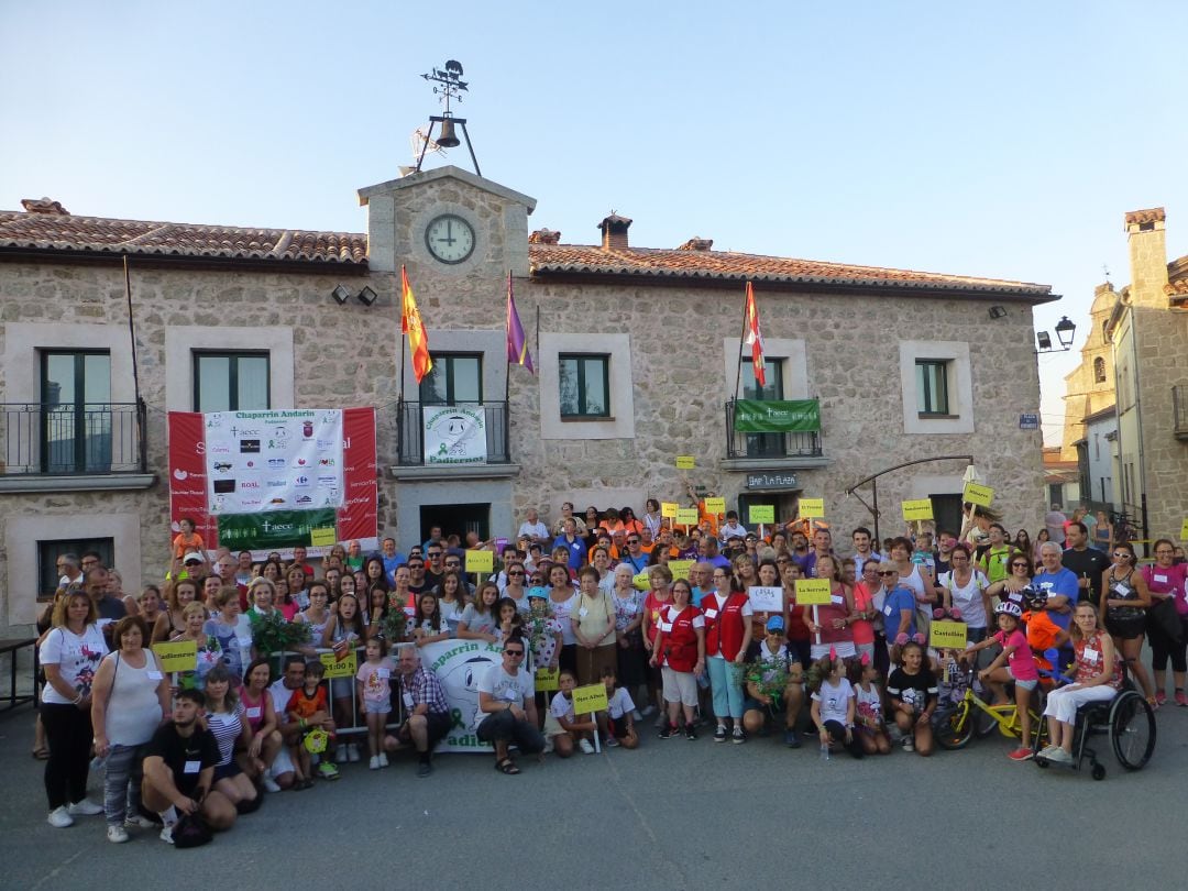 Participantes a la salida del Chaparrín 2019