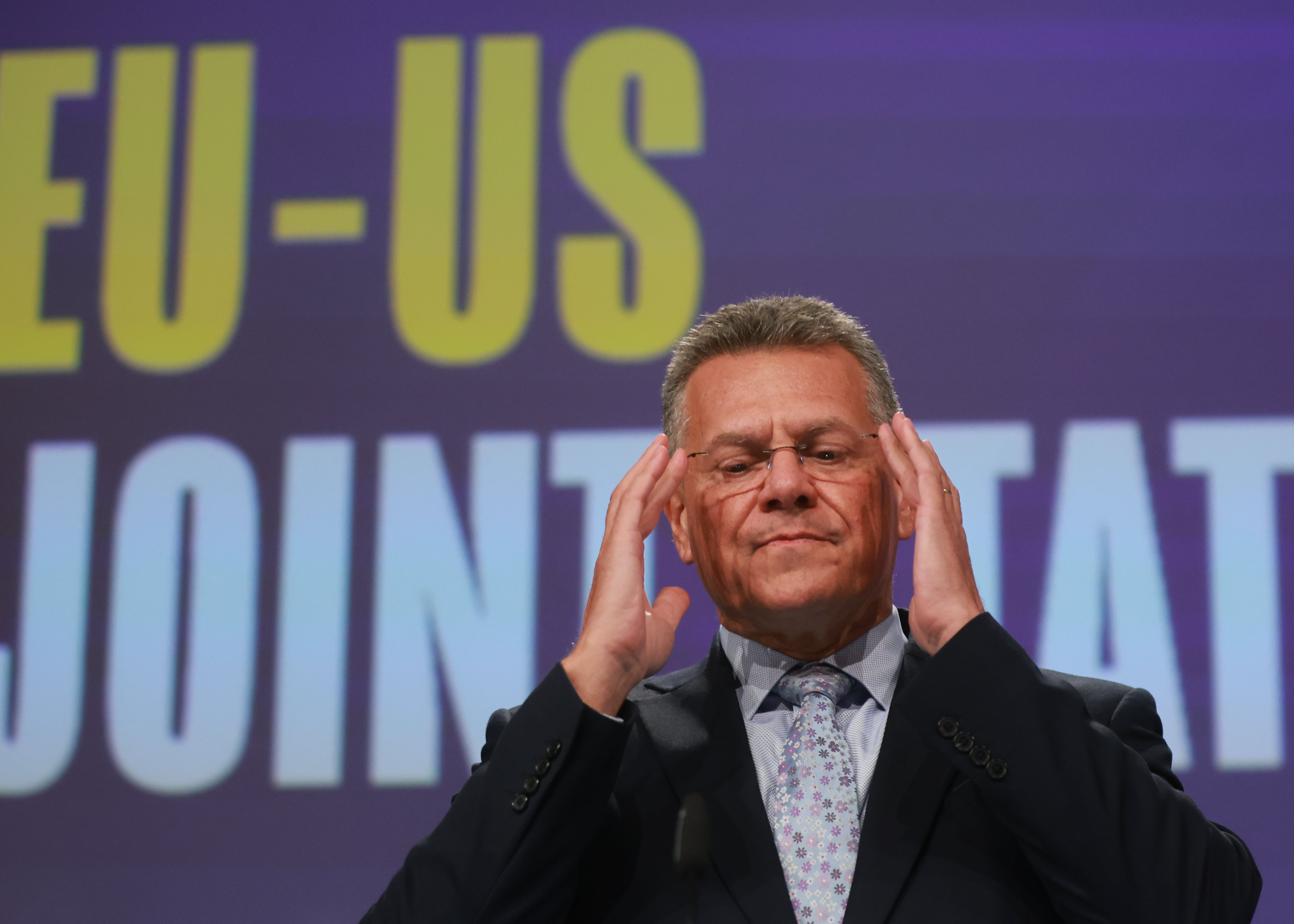 Conferencia de prensa de la Comisión Europea sobre las relaciones comerciales entre la UE y EE. UU