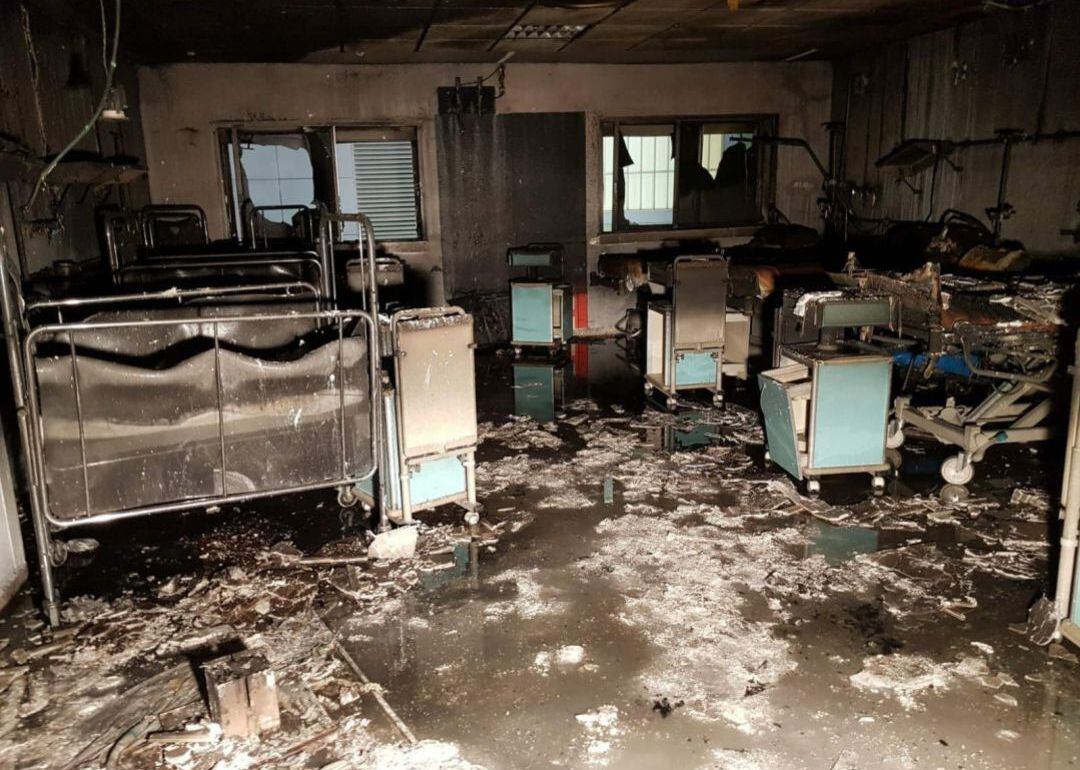 Incendio Hospital de La Candelaria