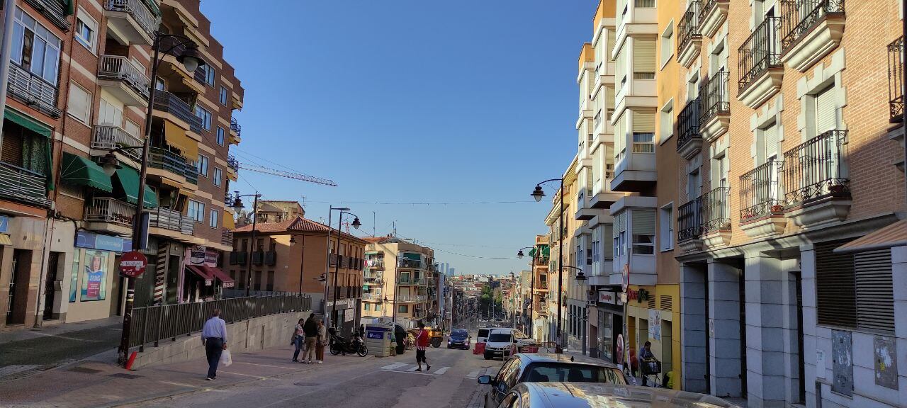 Los árboles de la calle Real de San Sebastián de los Reyes han sido retirados para las obras de remodelación