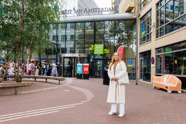 La princesa Amalia de Orange ha empezado sus estudios en la Universidad de Amsterdam. (Photo by P van Katwijk/Getty Images)