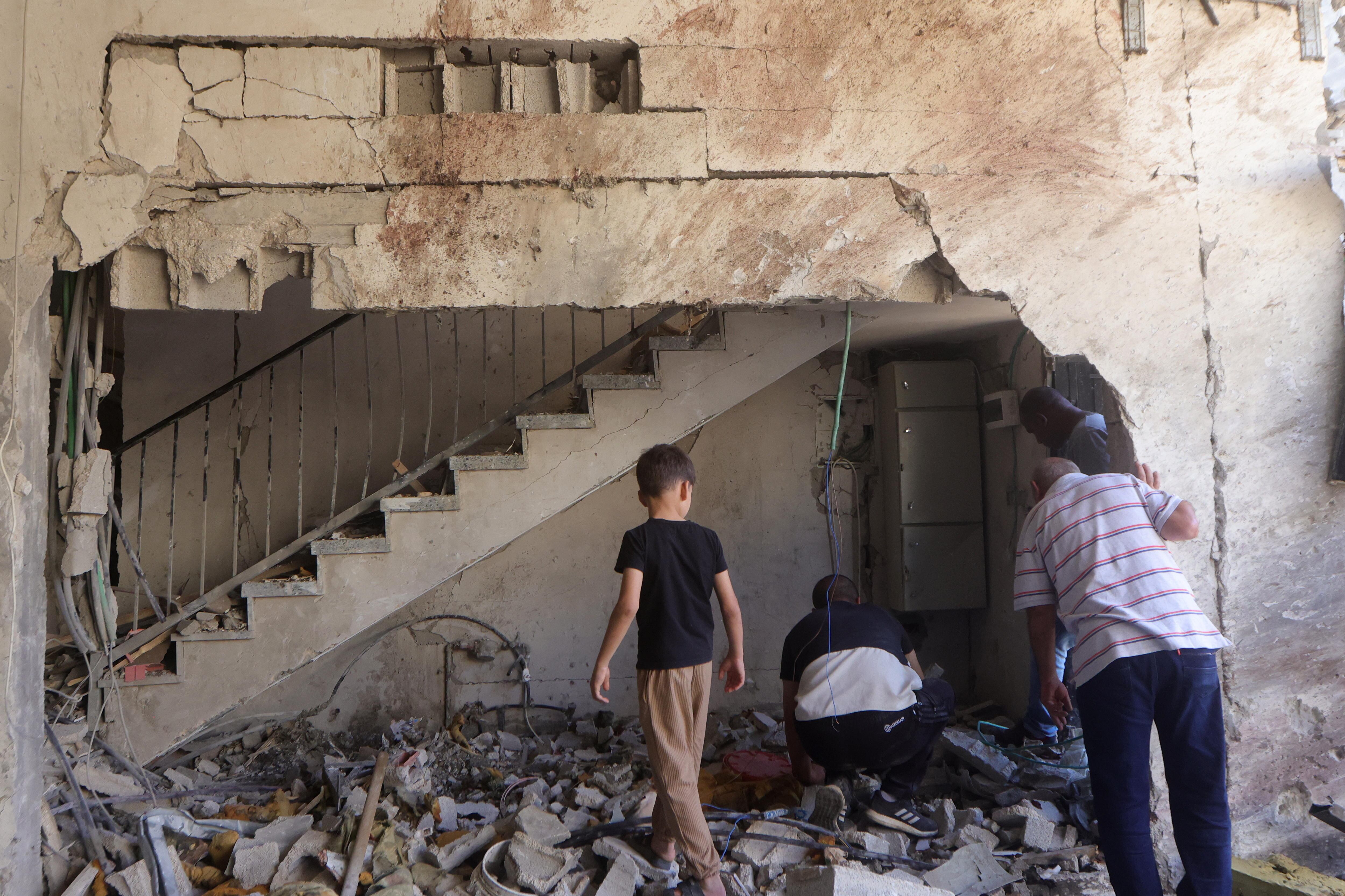 Un edificio en ruinas en la ciudad de Tulkarem, Cisjordania, en una imagen de archivo.