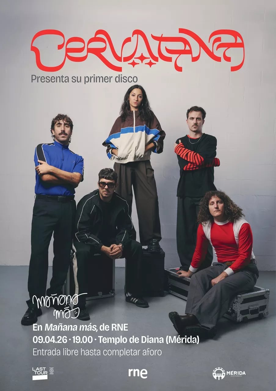Cartel del concierto de presentación de Cervatana en Mérida