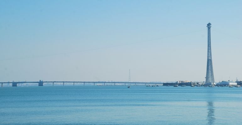 Uno de los pilones de Cádiz