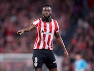Inaki Williams, durante un partido con el Athletic Club. (Ion Alcoba Beitia/Getty Images)