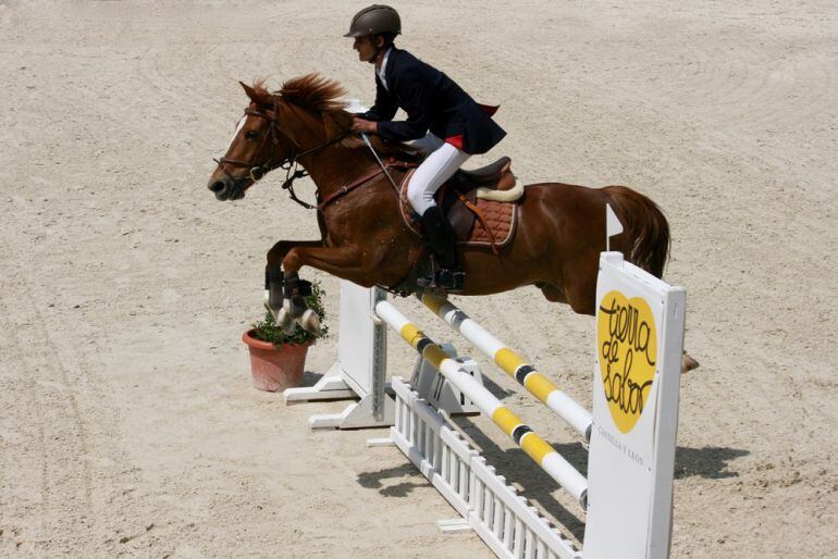 El jinete segoviano Diego Bonel ha logrado el subcampeonato regional de ponis. 