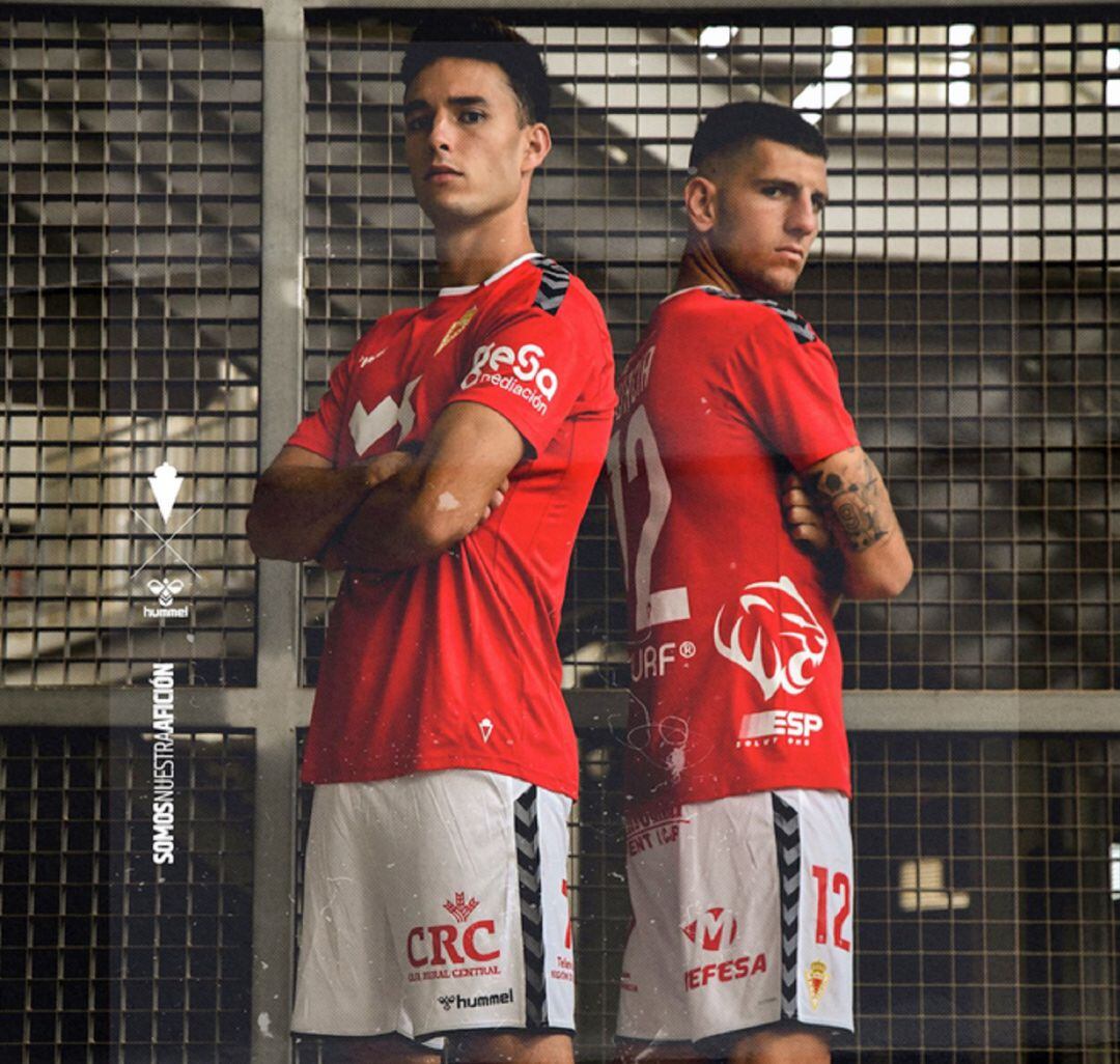 Primera equipación del Real Murcia de la próxima campaña