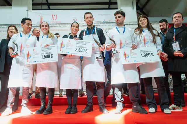 El palmarés del XI Concurso Internacional de Cocina Creativa de la Gamba Roja de Dénia.