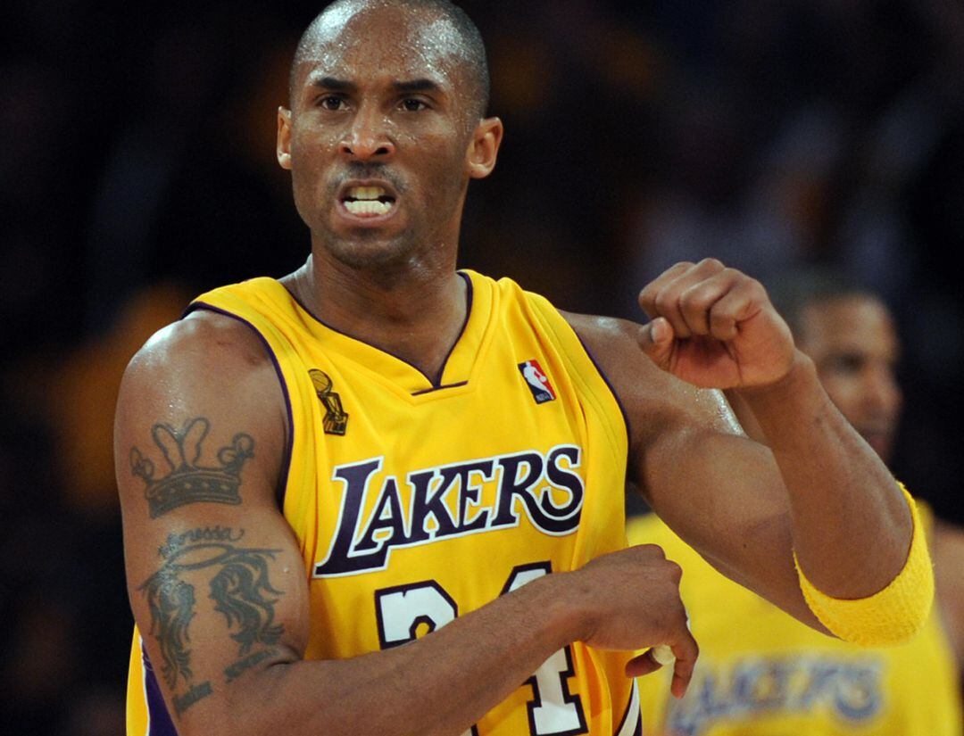 Kobe Bryant, en un partido con los Lakers.