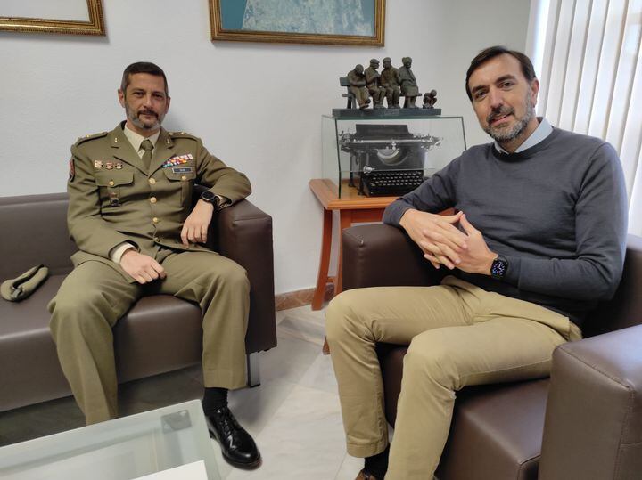 Un momento de la recepción en el Ayuntamiento