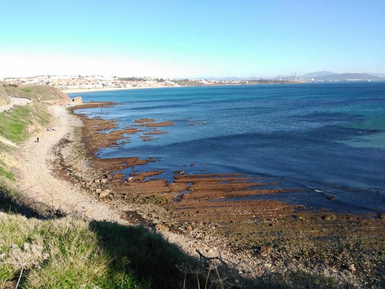 Imagen reciente de una de las playas de nuestra comarca.