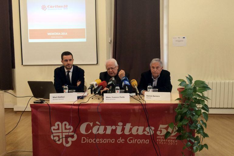 Presentació de la memòria 2014 de Càritas Girona