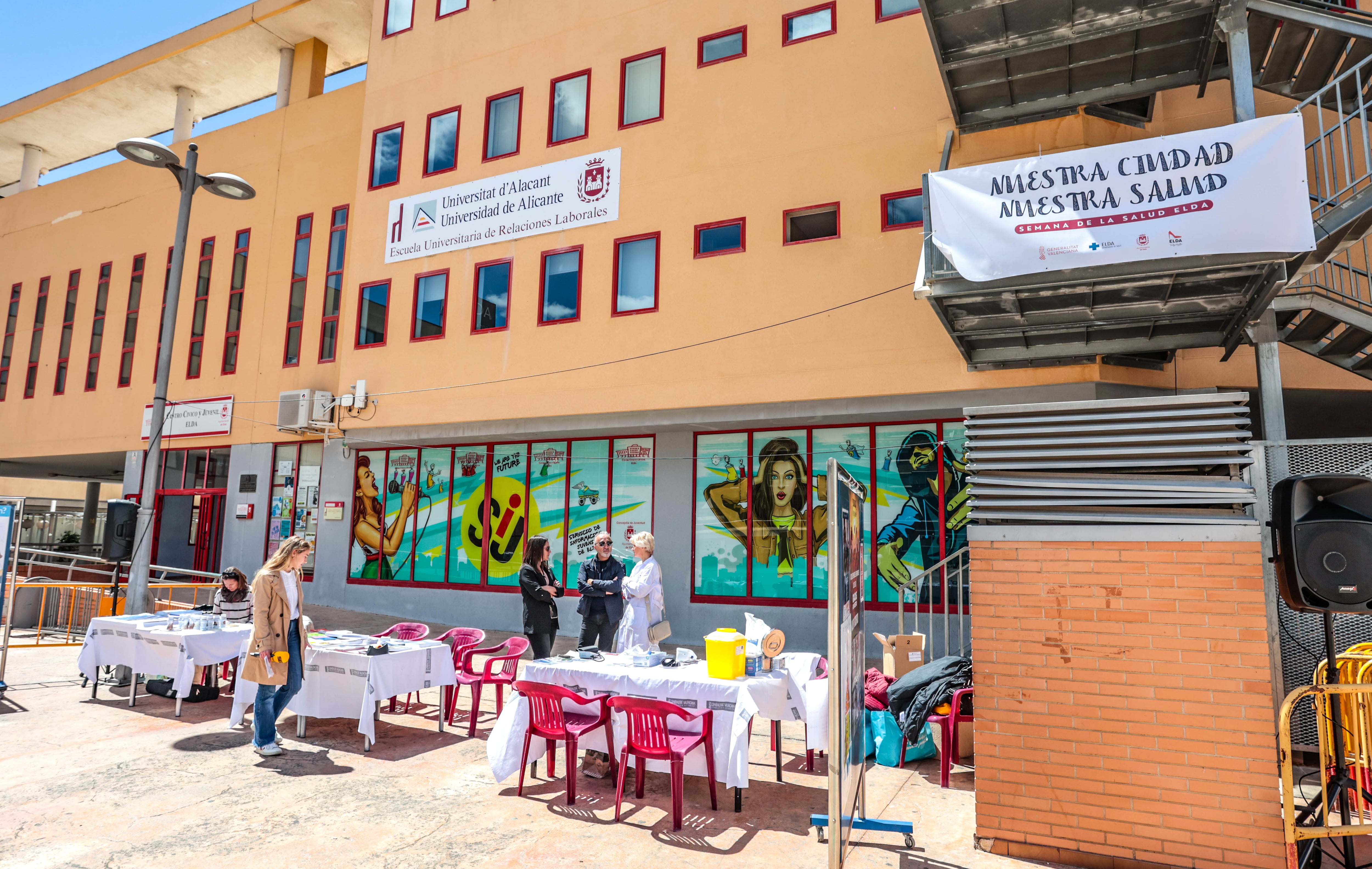 Habrá stands informativos en el Centro Cívico y Juvenil durante los días que se desarrolle la III Semana de la Salud de Elda
