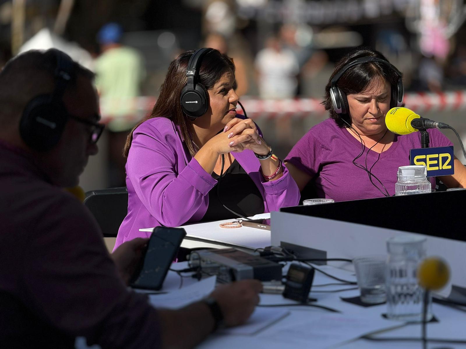Idaira Pérez, concejala de Igualdad y Alicia Pérez, técnica de Igualdad
