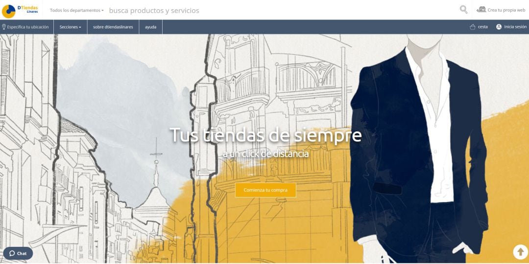 Web DeTiendas Linares.