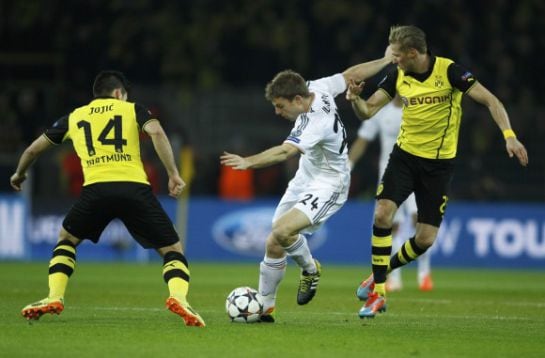 Illarramendi en en duelo de Champions de la temporada pasada ante el Dortmund.