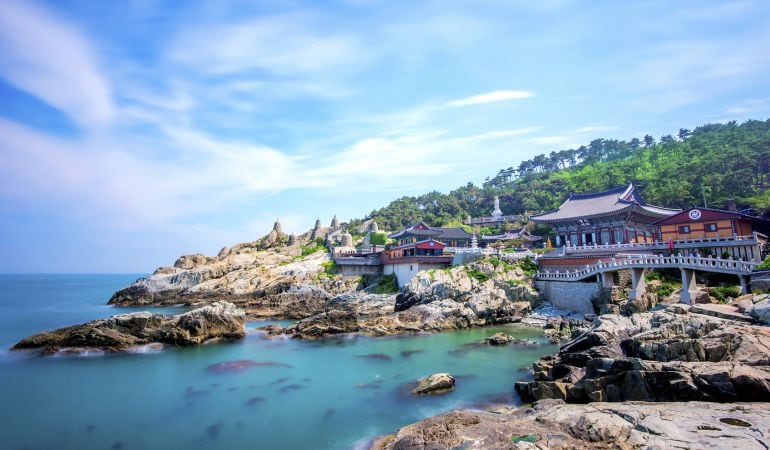 Templo Haedong Yonggungsa de Busan (Corea del Sur)