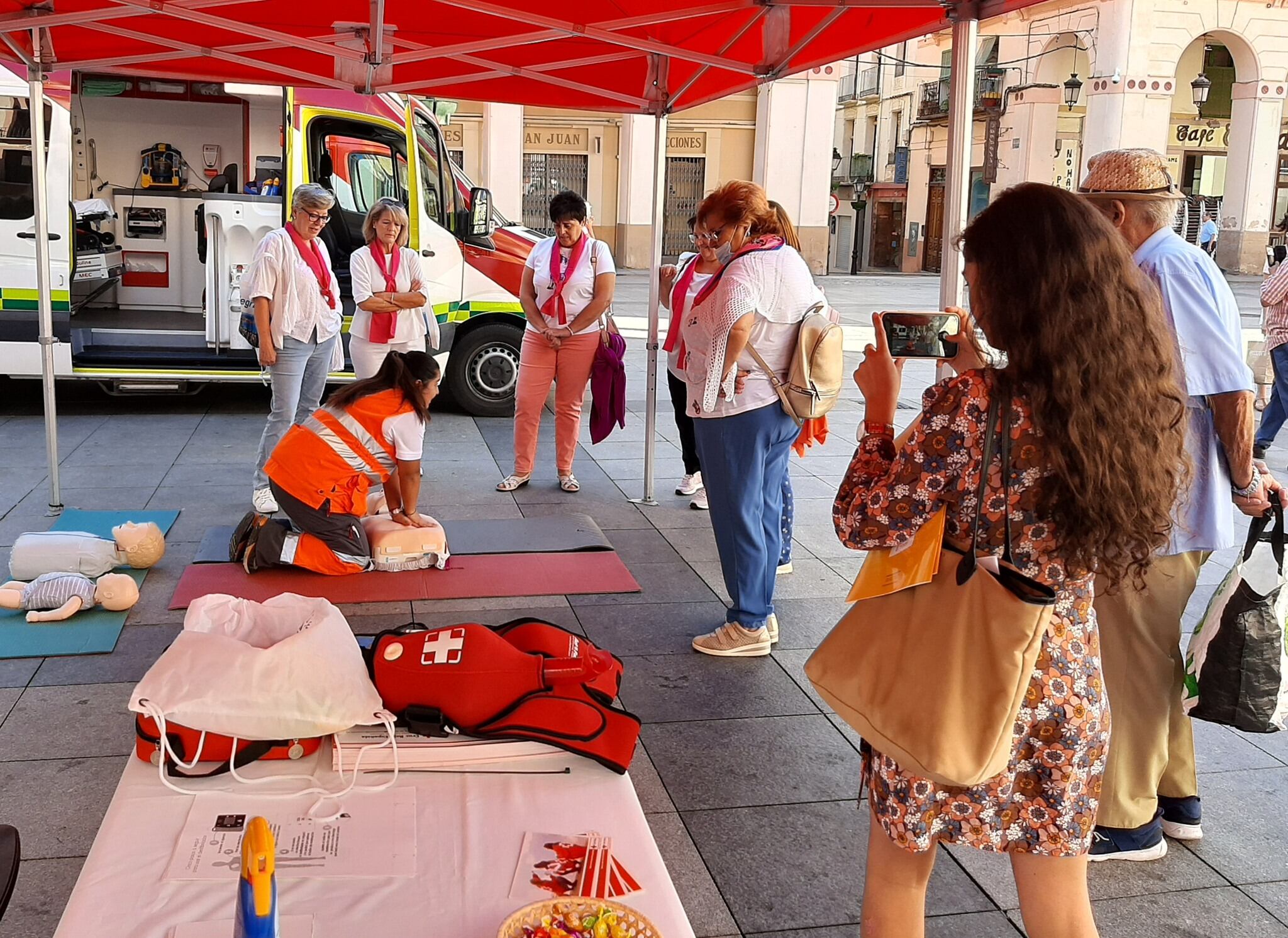 Jornada de primeros auxilios en Huesca