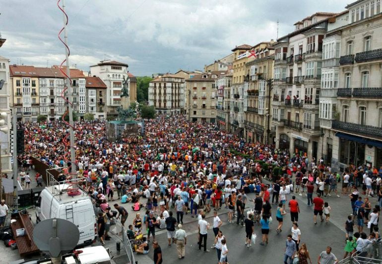 El día del chupinazo se recogieron 10.500 botellas de vidrio.