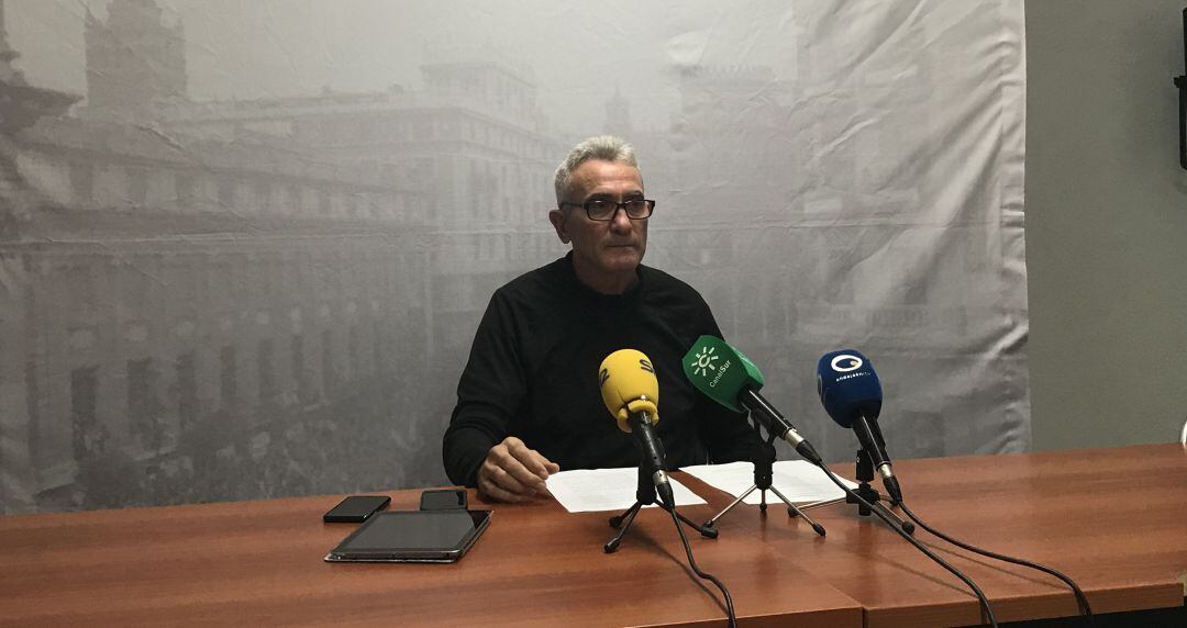 El diputado de Unidos Podemos por Jaén, Diego Cañamero.