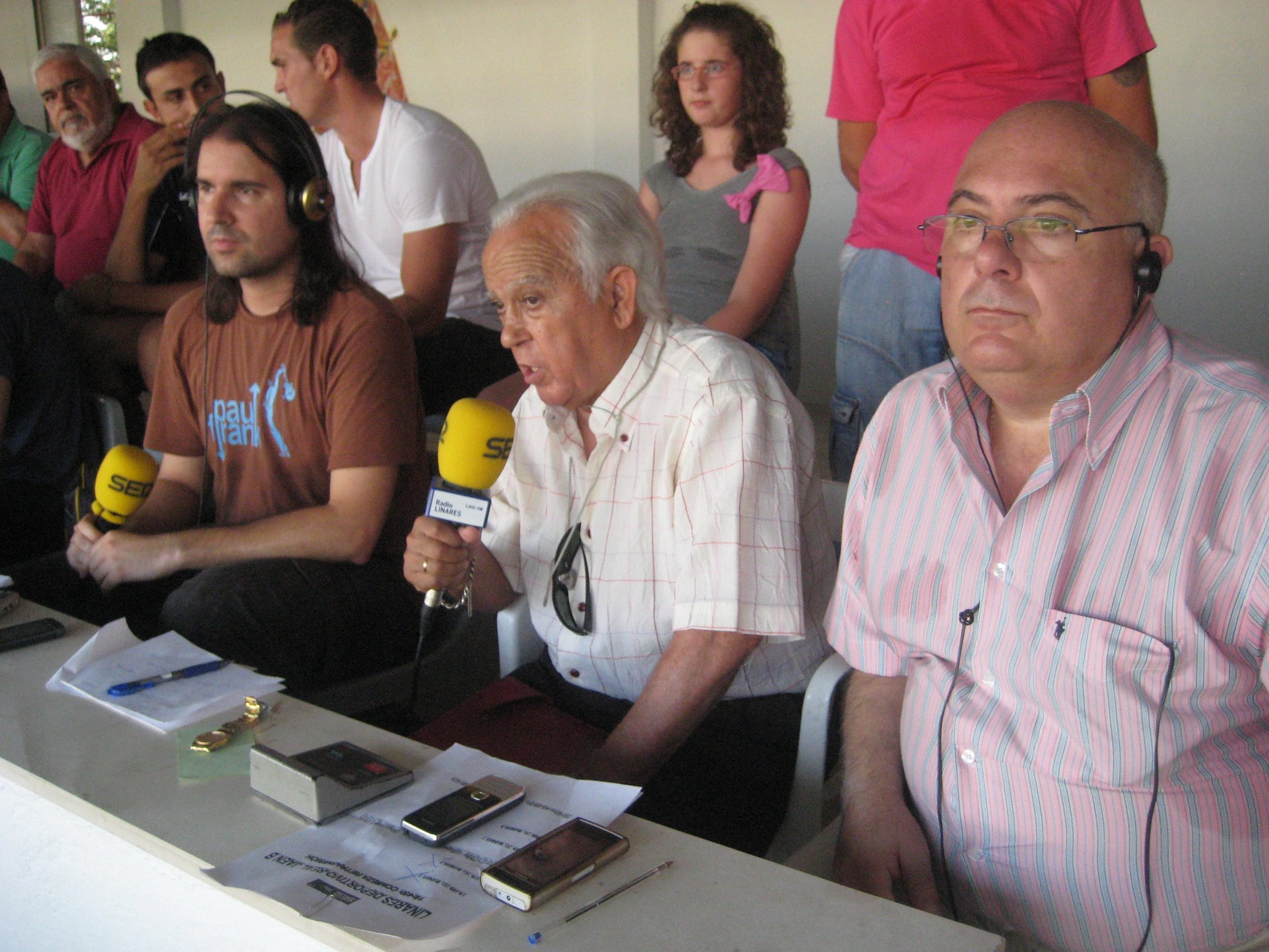 Tomás Ballesteros, Julio Fernández Chicote y Manuel Chinchilla Ramos.