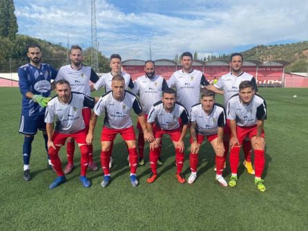 Equipo titular del Jódar C.F. ante el C.D. Beas de Segura