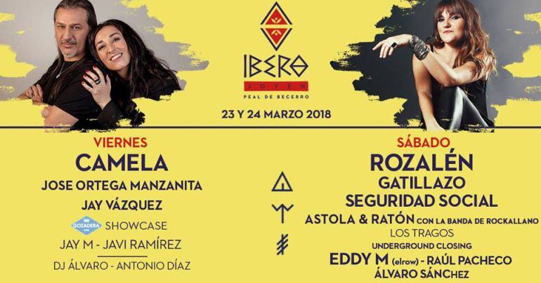 El cartel del festival Iberojoven este año se desarrollará en dos días 