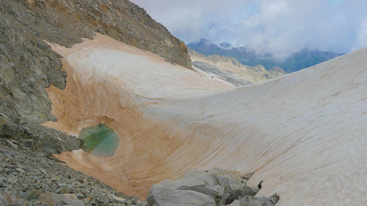 El peor año del glaciar del Aneto