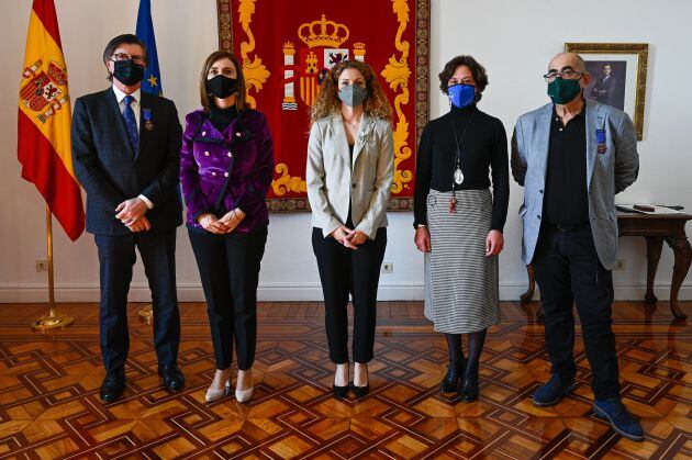 Entrega de las medallas de Protección Civil.