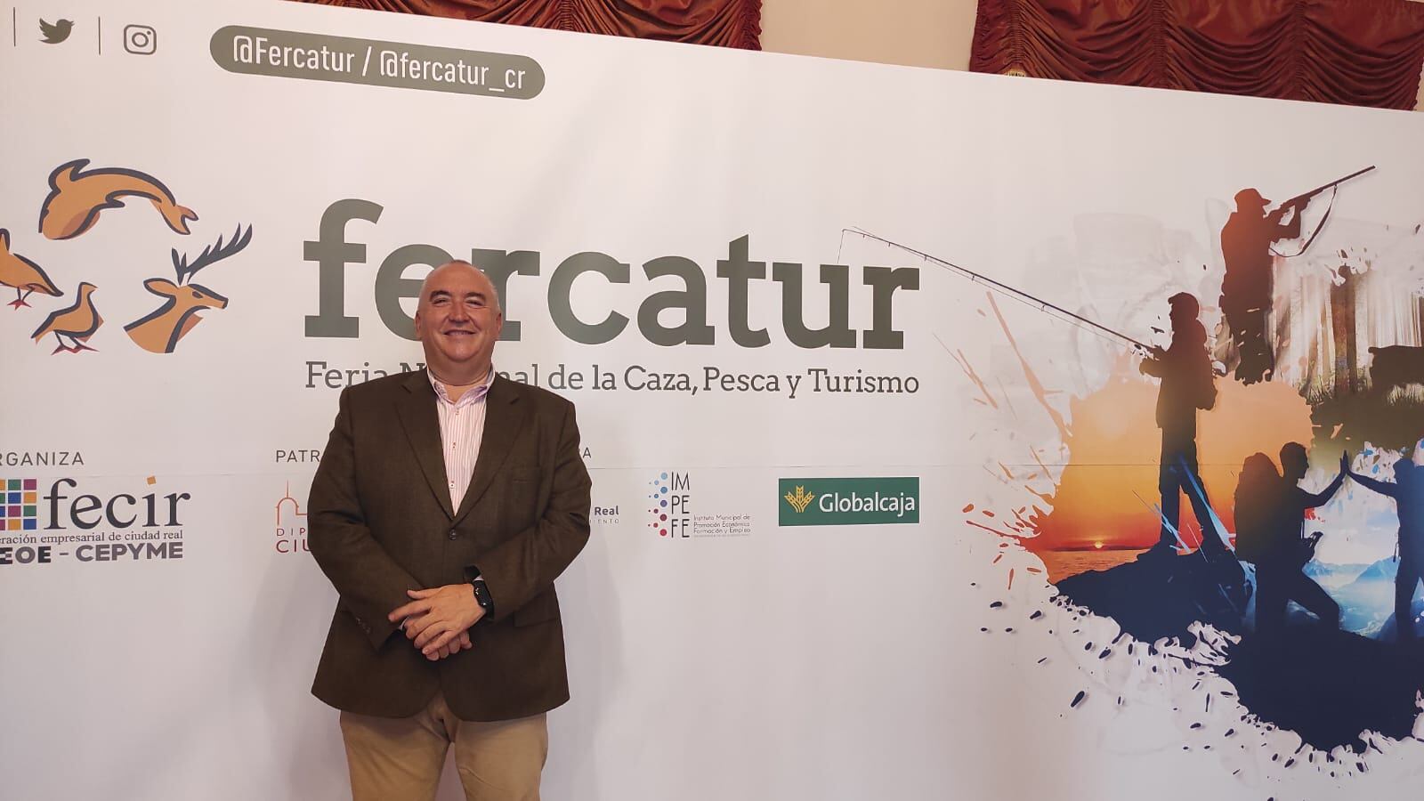 Carlos Marín, en la presentación de Fercatur, la feria de la caza, pesca y turismo